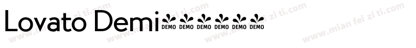 Lovato Demi字体转换